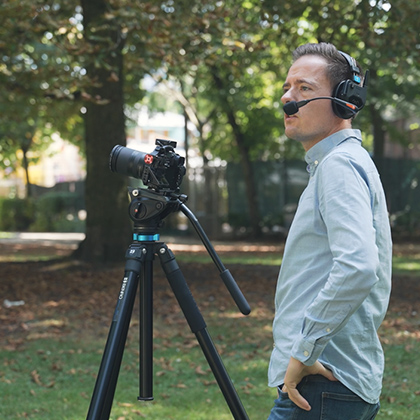 Wireless film crew intercom